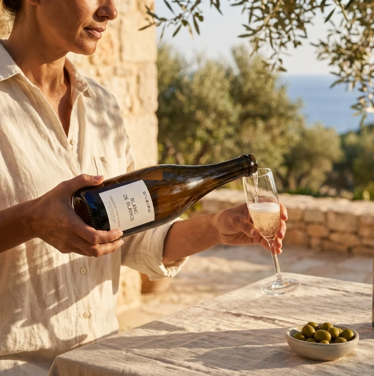 Oddbird Blanc de Blancs Sparkling Wine (Alcohol Free)