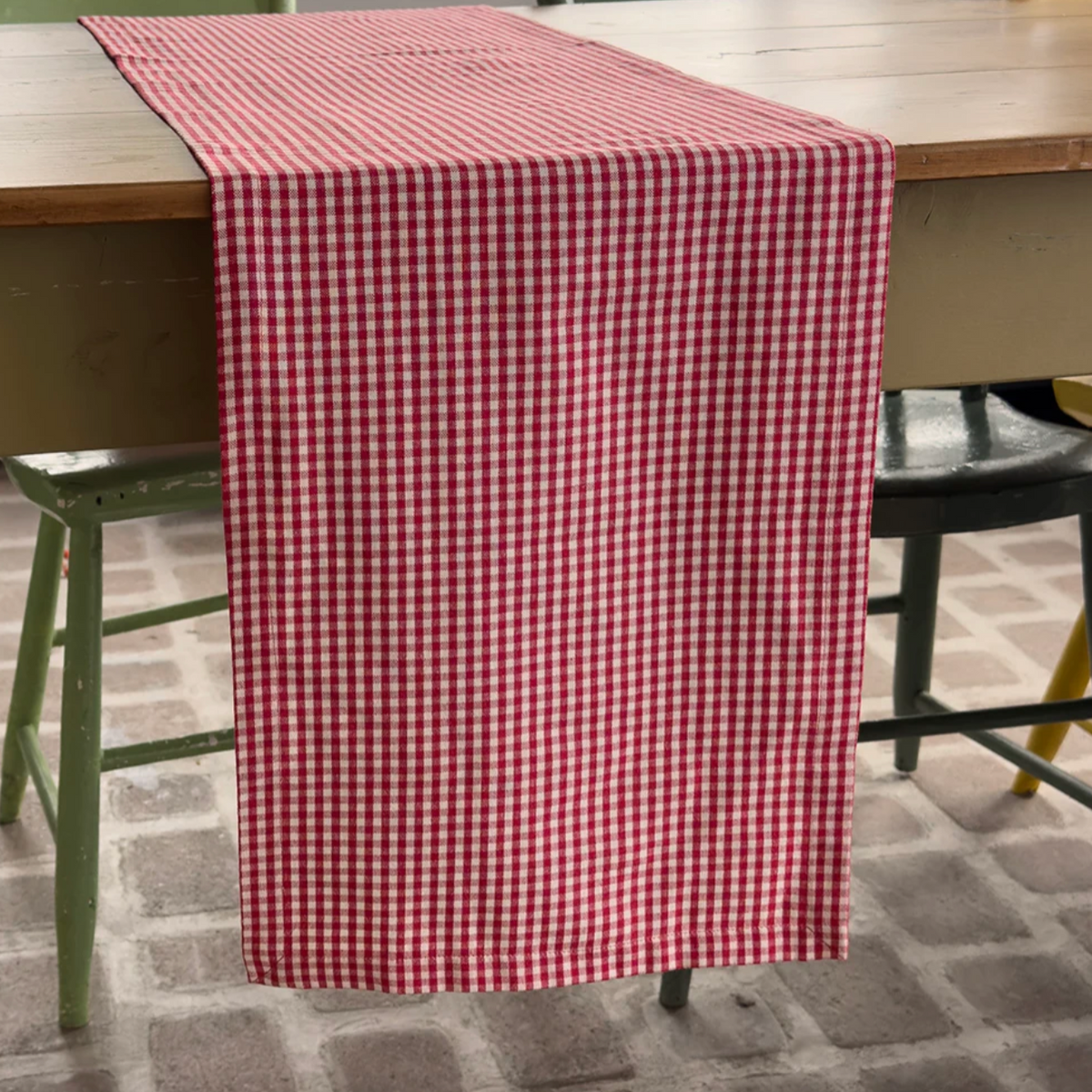 Mahogany RED GINGHAM Tableware Collection