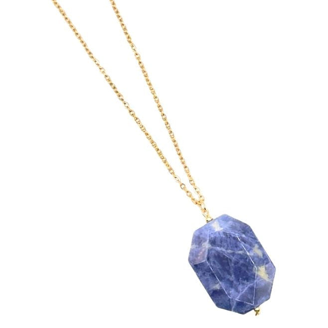 Mayuri's Beads - SODALITE Serenity Pendant Necklace