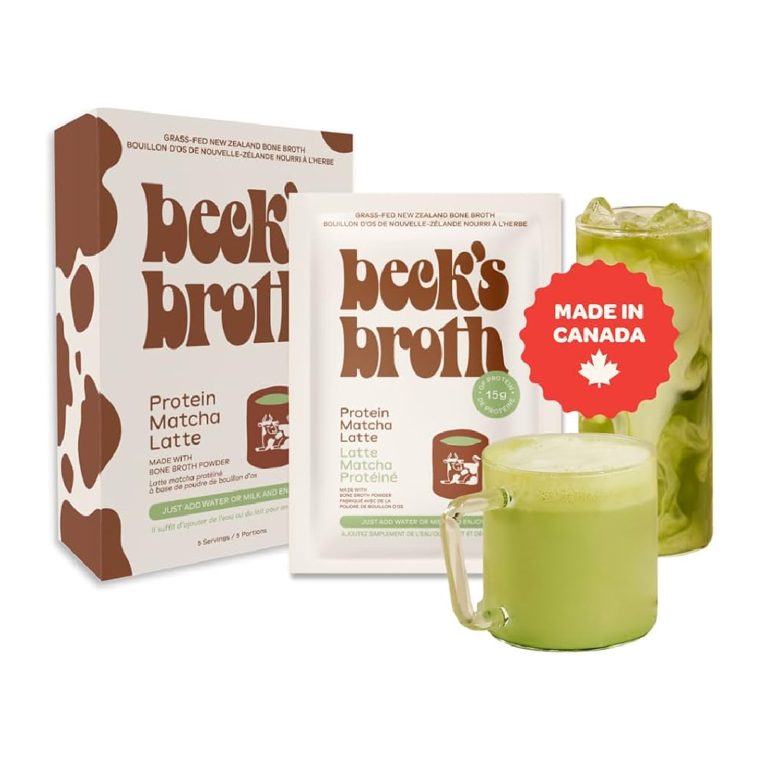 Beck's Broth Protein Matcha Latte