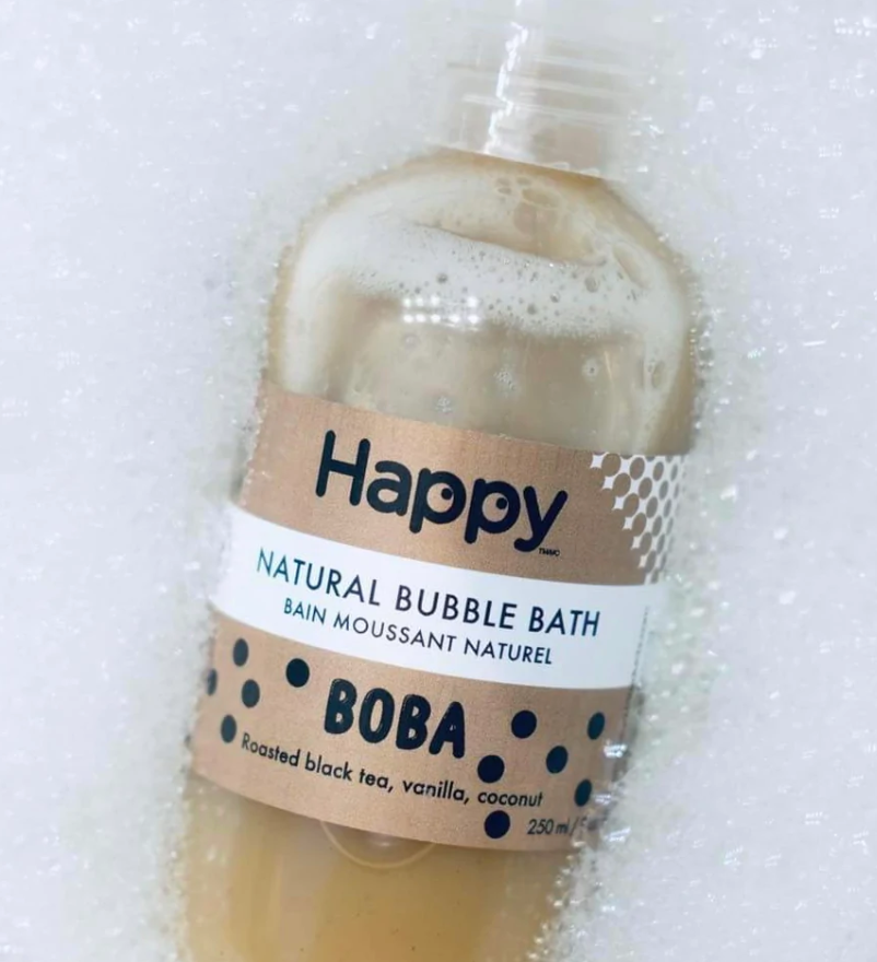 Happy Bubble Bath with Bubble Tea