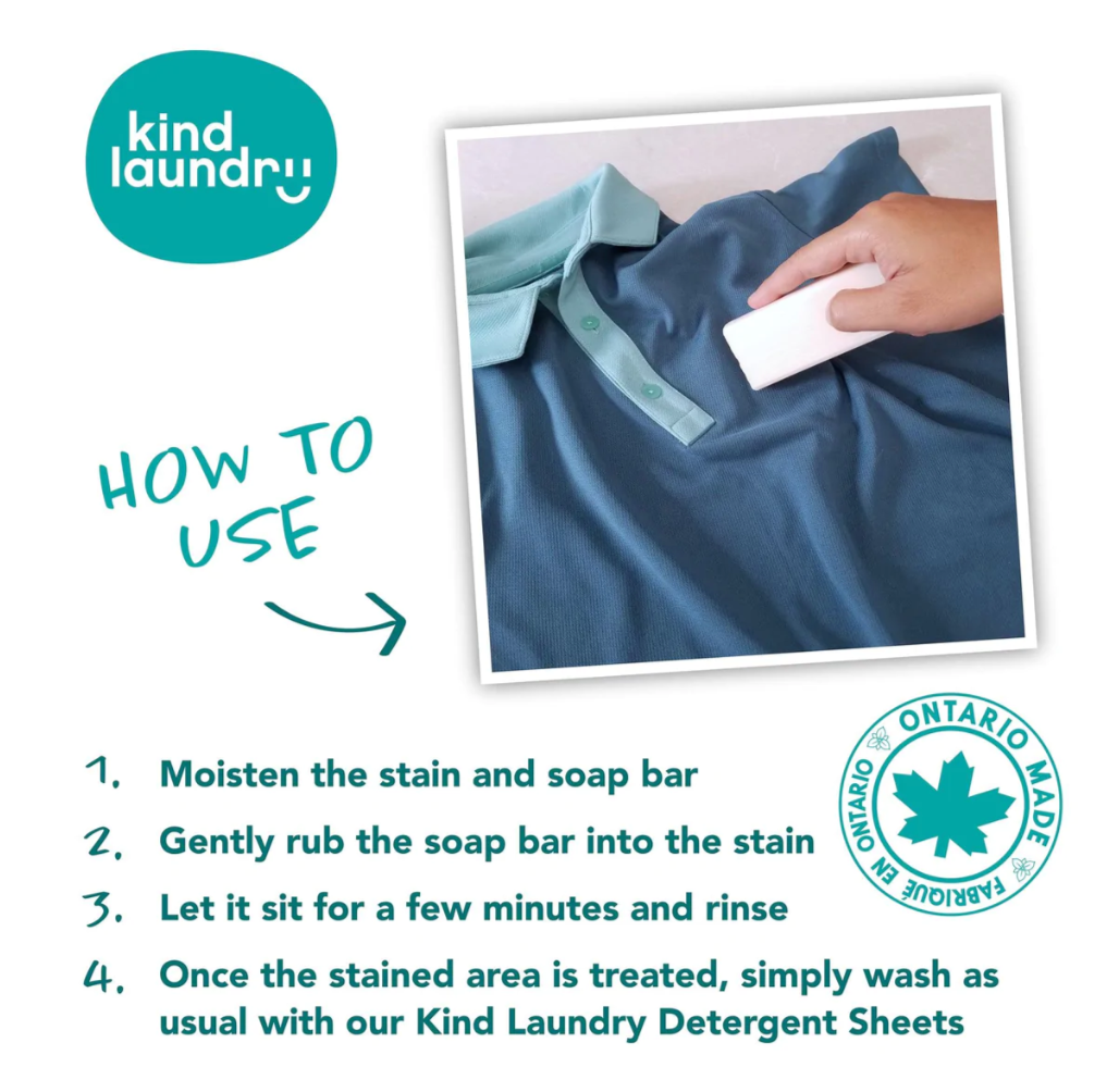 Kind Laundry Vegan Stain Remover Bar