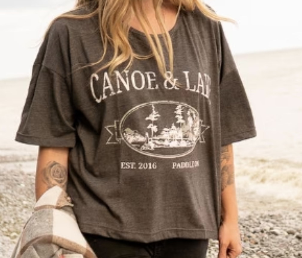 Canoe & Lake Weekender Boxy Tee