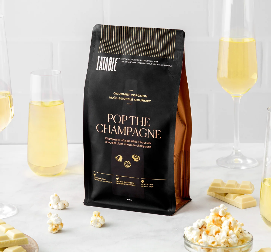 EATABLE Gourmet Popcorn - Pop the Champagne