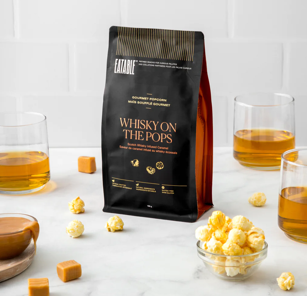 EATABLE Gourmet Popcorn - Whiskey On The Pops