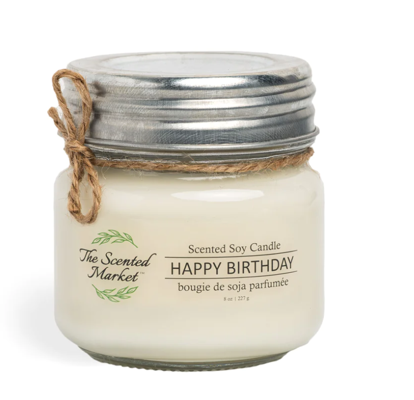 The Scented Market - Happy Birthday Soy Wax Candle