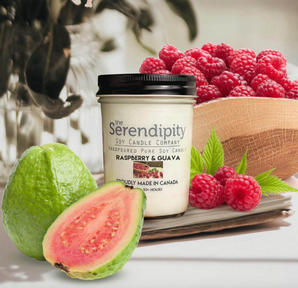 Serendipity Candles - Raspberry & Guava (8oz)